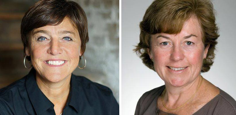 L-R: Jacquie Berglun & Mary Flynn
